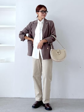 wanchanさん(レディース・160cm)の秋コーディネート