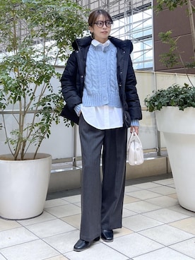 wanchanさん（レディース・160cm）の冬コーディネート