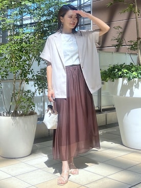 wanchanさん(レディース・160cm)の夏コーディネート