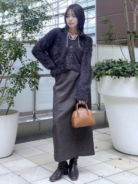 「チャコール」｜wanchanさん（レディース・160cm）の秋コーディネート