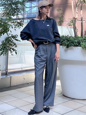 「ROPE' PICNIC（ロペピクニック）のアイテム」を使った、wanchanさん（レディース・160cm）の秋コーディネート