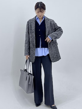 「ROPE' PICNIC（ロペピクニック）のアイテム」を使った、wanchanさん（レディース・160cm）の秋コーディネート