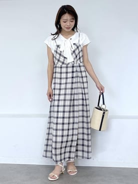 wanchanさん(レディース・160cm)の夏コーディネート