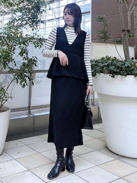 wanchanさん（レディース・160cm）の冬コーディネート