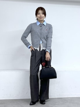 「ROPE' PICNIC（ロペピクニック）のアイテム（その他パンツ）」を使った、wanchanさん（レディース・160cm）の秋コーディネート