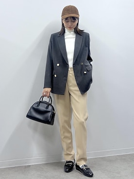 「ROPE'（ロペ）のアイテム」を使った、wanchanさん（レディース・160cm）の冬コーディネート