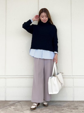 wanchanさん(レディース・160cm)の冬コーディネート