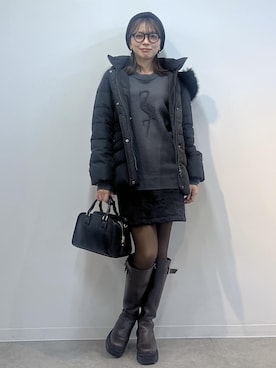 wanchanさん（レディース・160cm）の冬コーディネート