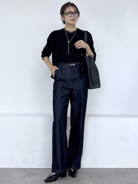 「ROPE' PICNIC（ロペピクニック）のアイテム（カーディガン/ボレロ）」を使った、wanchanさん（レディース・160cm）の秋コーディネート
