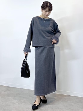 「ROPE' PICNIC（ロペピクニック）のアイテム」を使った、wanchanさん（レディース・160cm）の秋コーディネート