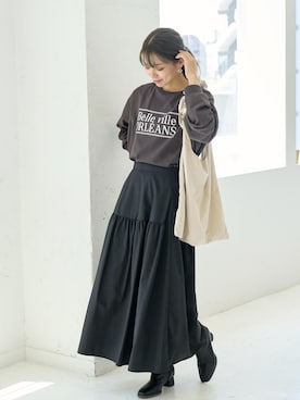 「ロンＴ」｜wanchanさん（レディース・160cm）の秋コーディネート