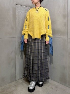 「PAMEO POSE」｜「アイテム（アクセサリー）」を使った、HOSHINOさん（レディース・162cm）の秋コーディネート
