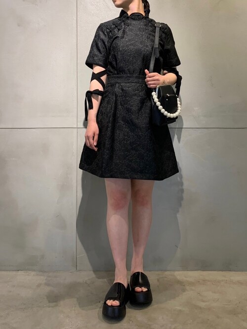 PAMEO POSE（パメオポーズ）の「Mandarin Mini Dress（ワンピース