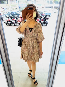 「アイテム（ワンピース、その他）」を使った、Becky Linさん（レディース・148cm）の秋コーディネート