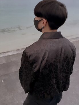 「G.O.C（ジーオーシー）のアイテム（シャツ/ブラウス）」を使った、月￤라이토さん（メンズ・163cm）の春コーディネート