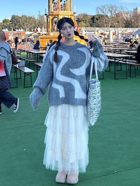 𝘴𝘩𝘰𝘤𝘩𝘢𝘯さん（レディース・159cm）の冬コーディネート