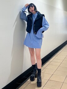コンパクトショートダウンベスト｜エモダ（EMODA）アウトレット