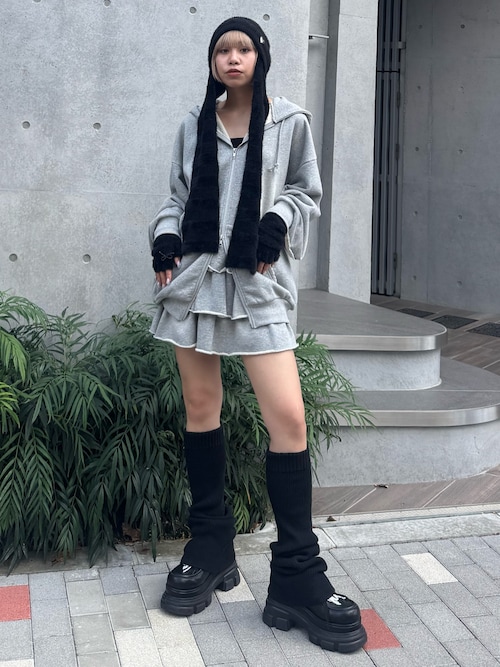 シェービングオーバージップフーディ