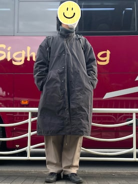 「M65」｜「アイテム（その他アウター）」を使った、lionelpandaさん（メンズ・179cm）の冬コーディネート