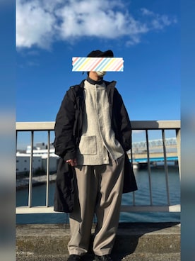 「モヘアカーディガン」｜「アイテム（ジャケット/アウター）」を使った、lionelpandaさん（メンズ・179cm）の冬コーディネート