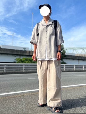 「SHAKA（シャカ）のアイテム」を使った、lionelpandaさん（メンズ・179cm）の夏コーディネート