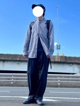 「nowm（ノウム）のアイテム」を使った、lionelpandaさん（メンズ・179cm）の春コーディネート