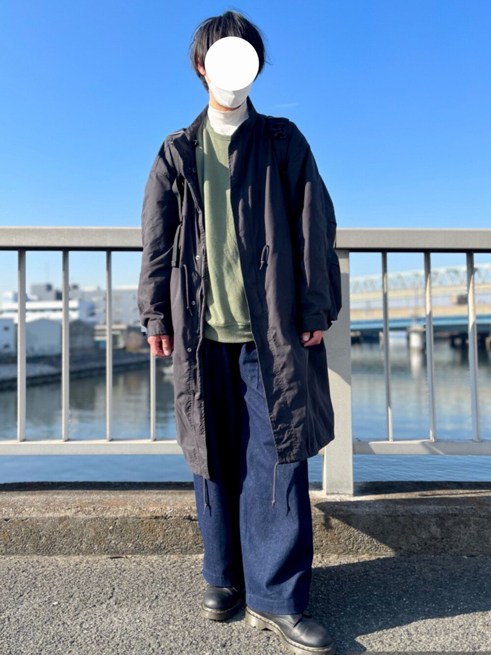 M65】loose military coat (3WAY) / M65ルーズミリタリーコート
