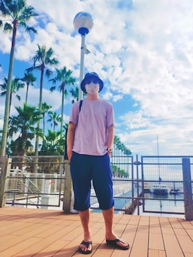 「アイテム（デジタル腕時計）」を使った、cola0818さん（メンズ・175cm・20代）の夏コーディネート