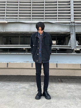 「tk.TAKEO KIKUCHI」｜「アイテム（デニムジャケット）」を使った、gogogot1596さん（メンズ・173cm）の春コーディネート