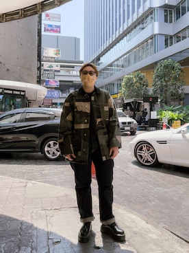 「Carhartt WIP（カーハートダブリューアイピー）のアイテム」を使った、rpertureさん（レディース・161cm）の冬コーディネート