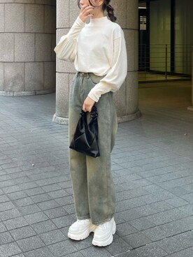 「新星WEARISTAにエントリー」｜cheriella staffさん（レディース・160cm）の冬コーディネート