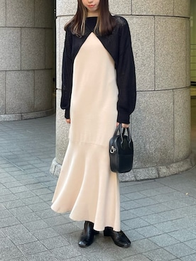 「CLEIO（クレイオ）のアイテム（ワンピース/ドレス）」を使った、cheriella staffさん（レディース・160cm）の秋コーディネート