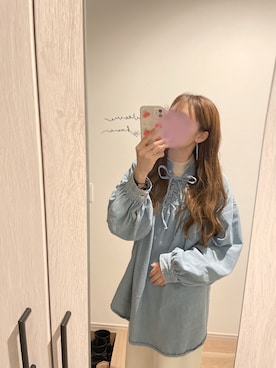 「DISCOAT（ディスコート）の【WEB限定】リブカットナロースカート（スカート）」を使った、chunchun179さん（レディース・159cm）の春コーディネート