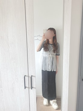 「キャミソール」｜chunchun179さん（レディース・159cm）の夏コーディネート