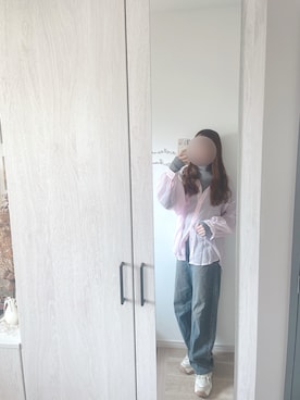 「GRL（グレイル）のアイテム（トップス）」を使った、chunchun179さん（レディース・159cm）の春コーディネート