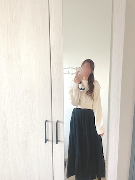 「LAUIR（ラウアー）のアイテム」を使った、chunchun179さん（レディース・159cm）の冬コーディネート