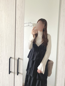 「GRL（グレイル）のアイテム（ニット/セーター）」を使った、chunchun179さん（レディース・159cm）の秋コーディネート