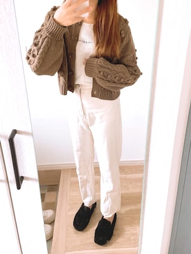 「GRL」｜「アイテム（モカシン/デッキシューズ）」を使った、chunchun179さん（レディース・159cm）の秋コーディネート