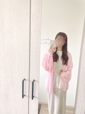 「アイテム（キャミソール）」を使った、chunchun179さん（レディース・159cm）の秋コーディネート