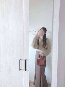 「mline（エムライン）のアイテム」を使った、chunchun179さん（レディース・159cm）の冬コーディネート