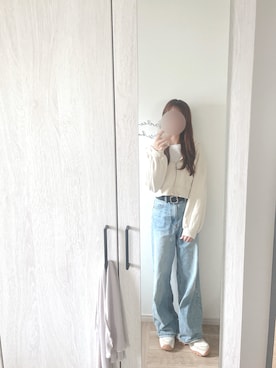 「アイテム（パーカー）」を使った、chunchun179さん（レディース・159cm）の秋コーディネート