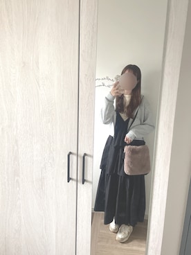 「アイテム（パーカー）」を使った、chunchun179さん（レディース・159cm）の秋コーディネート