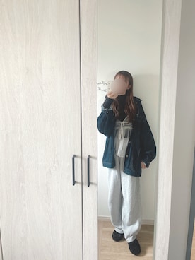 「アイテム（キャミソール）」を使った、chunchun179さん（レディース・159cm）の秋コーディネート