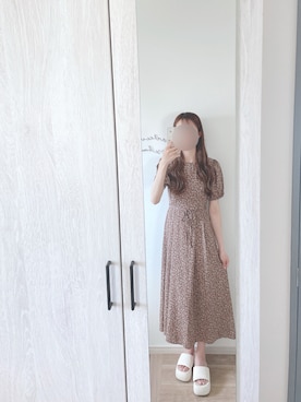 「GRL（グレイル）のアイテム（サンダル）」を使った、chunchun179さん（レディース・159cm）の夏コーディネート