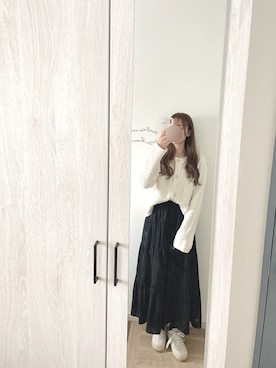 「LAUIR（ラウアー）のアイテム」を使った、chunchun179さん（レディース・159cm）の春コーディネート