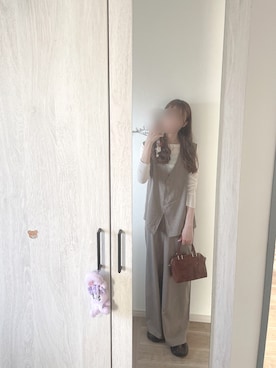 「しまむら（シマムラ）のアイテム」を使った、chunchun179さん（レディース・159cm）の秋コーディネート