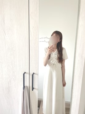 「AS as know as（エーエス アズノウアズ）のアイテム（ワンピース）」を使った、chunchun179さん（レディース・159cm）の夏コーディネート