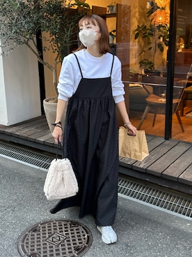 「rectangle（レクタングル）のアイテム（ワンピース/ドレス）」を使った、akiii65さん（レディース・158cm）の秋コーディネート
