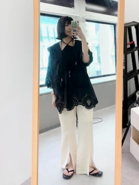 RIVE DROITE officialさん（レディース・163cm）の夏コーディネート