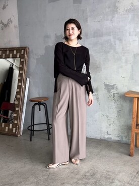 RIVE DROITE officialさん（レディース・165cm）の春コーディネート